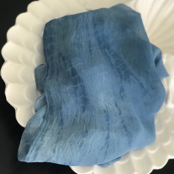 SOLD❗️at yART SALE Hand Dyed Silk Scarf in a Box - Picture 4 of 8